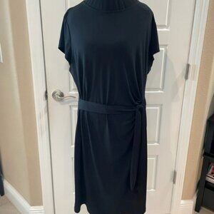 XXL New York & Company Black dress with faux side tie